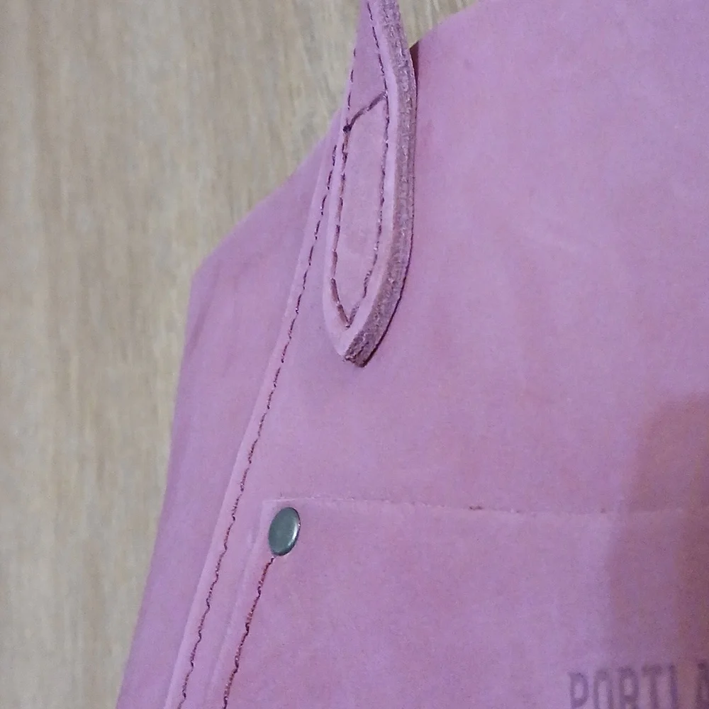 Portland Leather Juliette Bag In Foxglove Color Like New! Lovely! - Picture 7 of 11